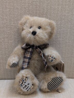 Vintage Plush Boyds Bear Jinny Mae Quiltenfriend Heirloom Series Enesco